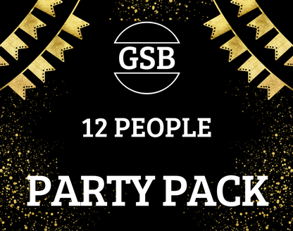 12 PERSON PARTY PACK - $27.9 per person DELIVERED