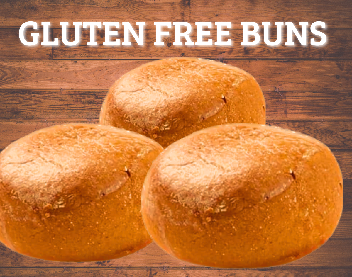 3 x GLUTEN FREE Brioche Burger Buns