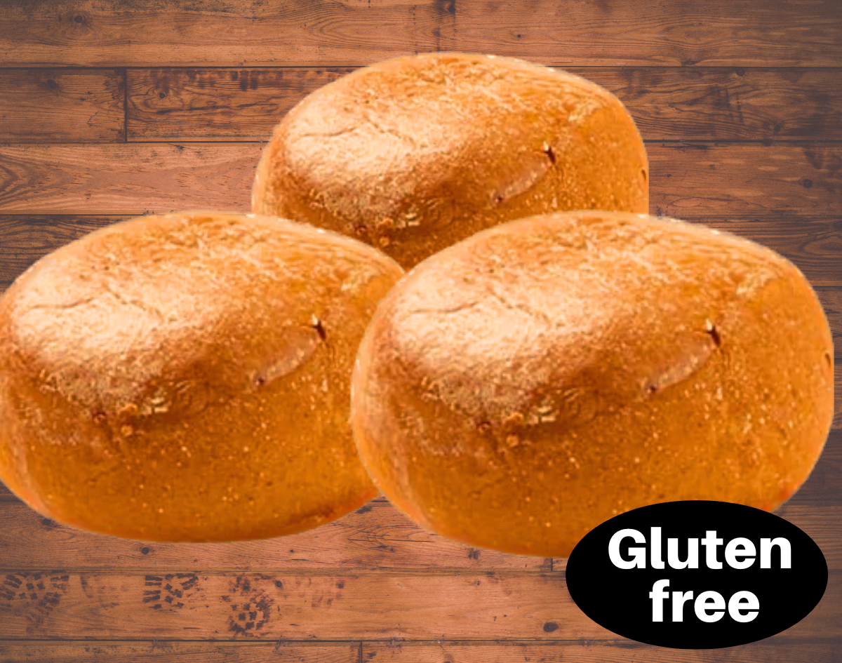 3 x GLUTEN FREE Brioche Burger Buns