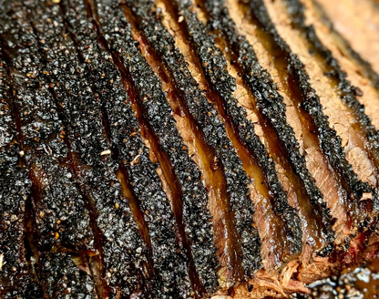 1kg Texas Smoked Beef Brisket Slices
